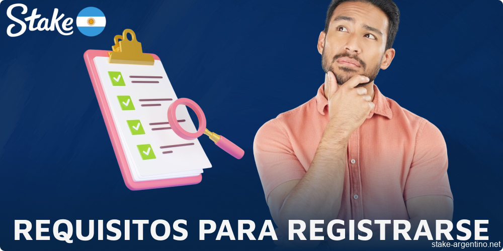 Requisitos de registro de apuestas para jugadores de Argentina